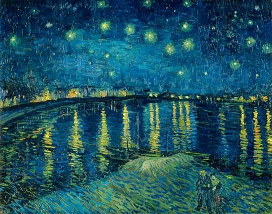 Vincent van Gogh. La nuit �toil�e.