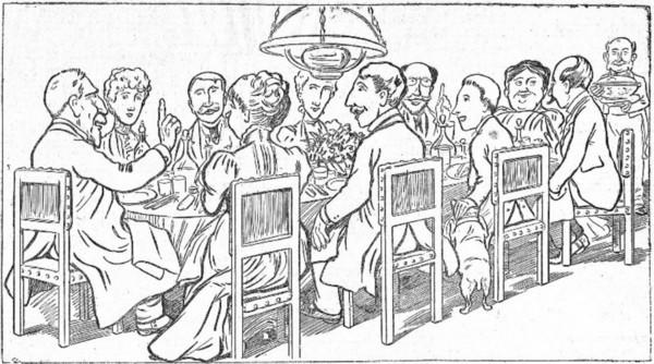 Caran d'Ache. Un d�ner en famille.