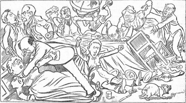 Caran d'Ache. Un d�ner en famille.