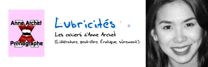 Logo du blog et peut-�tre photo de Mme Anne Archet.