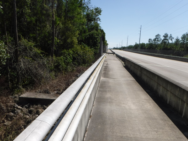 Toujours plus � l'est, le long d'une sorte de mini-r�serve faunique.