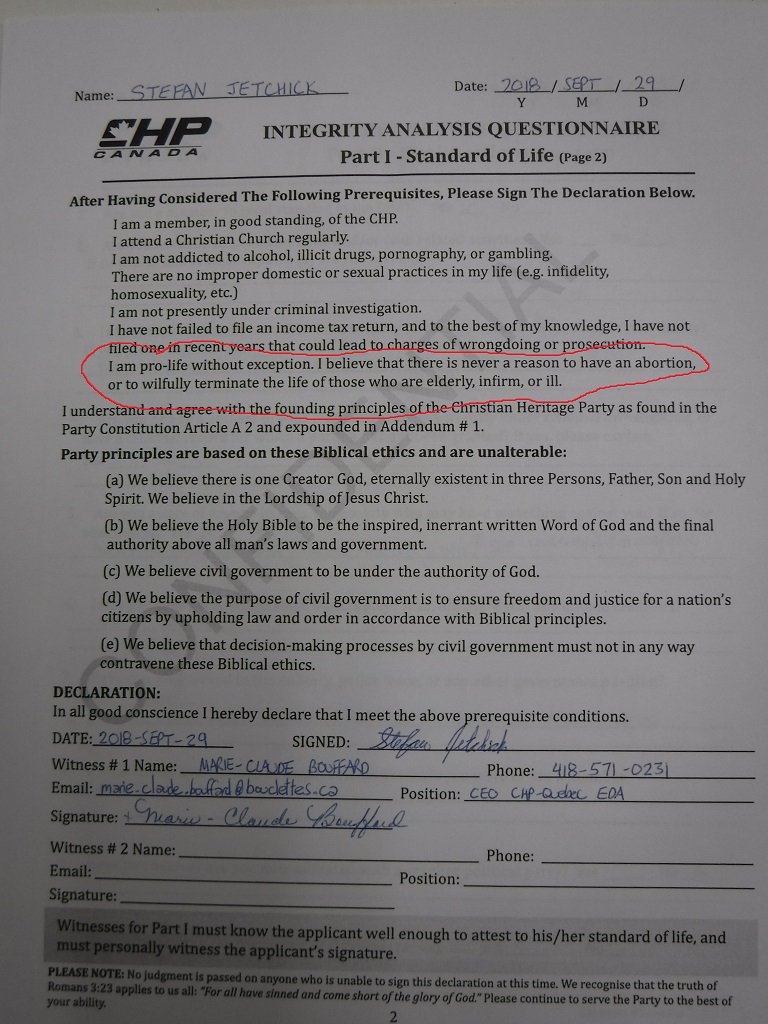 SJJ Integrity Analysis for CHP.