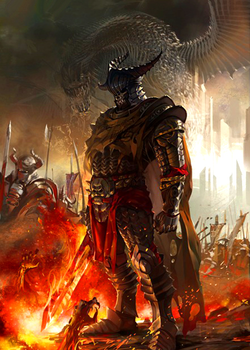 All knees will bend before our flag!