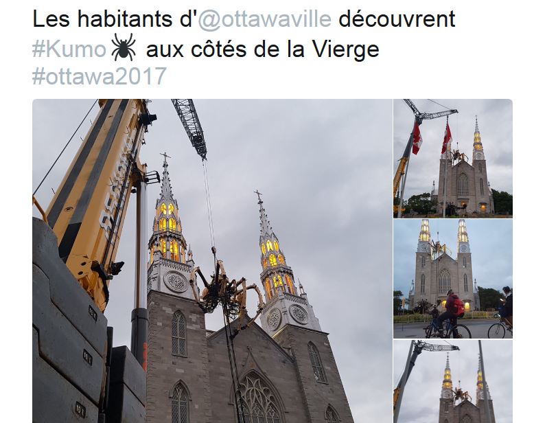 La Vierge Marie donne de la publicit� gratuite pour une araign�e pa�enne.