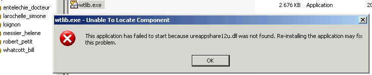 Composante manquante