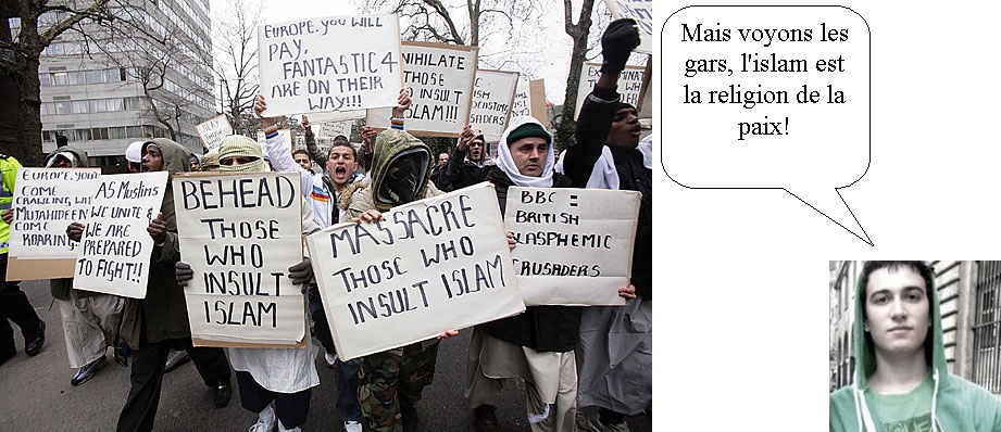 Bastien Moussa Lloret et ses corr�ligionnaires.