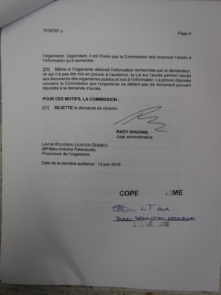 D�cision de la CAI; page 4.