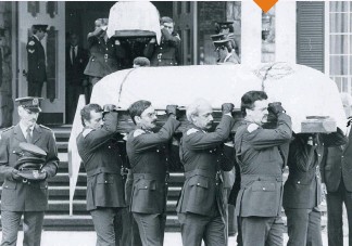 Funerals for Policeman Yves T�tu.