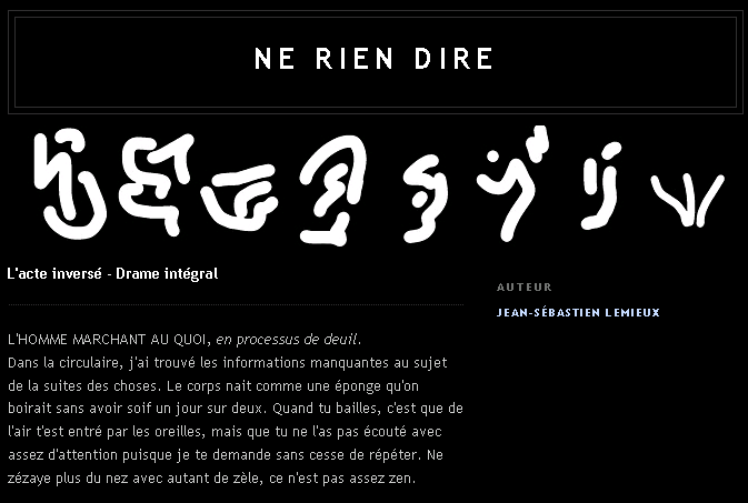 Site web de Jean-S�bastien Trudel/Lemieux