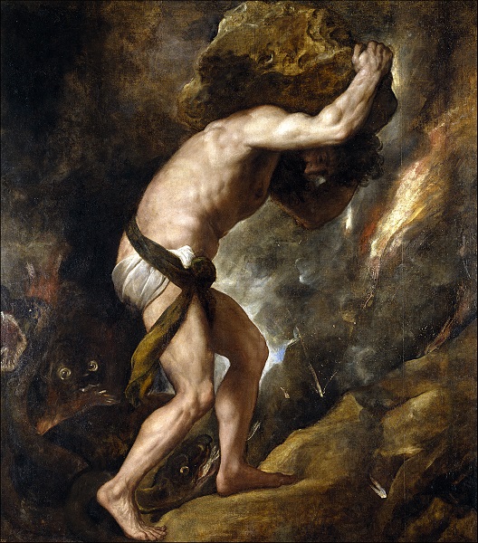 Titian. Sisyphe.