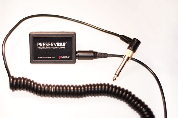 PreservEar passive volume limiter at www.preservear.com.