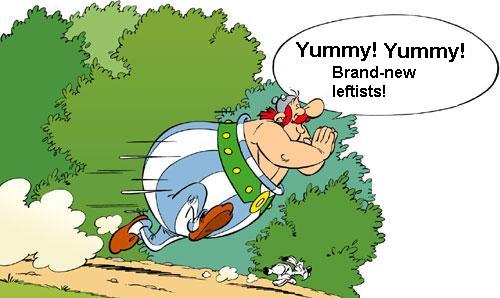 Yummy! Yummy! Yummy! Brand-new leftists!