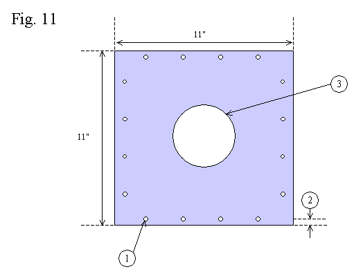 Fig. 11: Outside thimble plate.