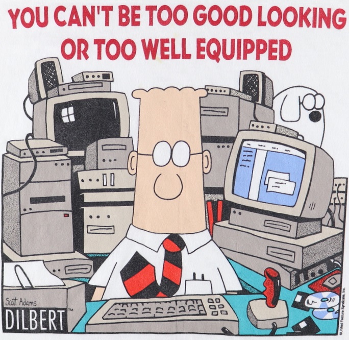 Vous ne pouvez jamais �tre trop beau, ou trop bien �quip�.