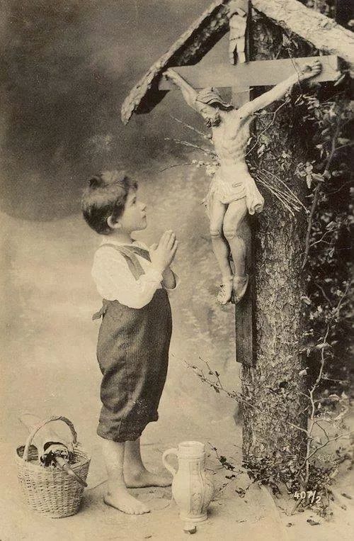 Pri�re � J�sus crucifi�.