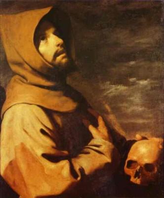 Francisco de Zurbar�n. L'extase de S. Fran�ois
