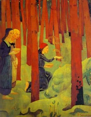 Paul S�rusier. Incantation or The Sacred Forest.