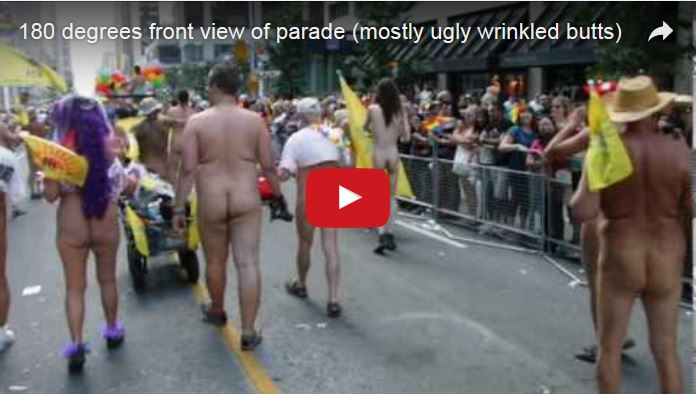 The �landscape� I saw during the whole parade.