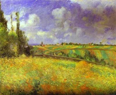 Camille Pissarro. Rye Fields at Pontoise. C�te des Mathurins.