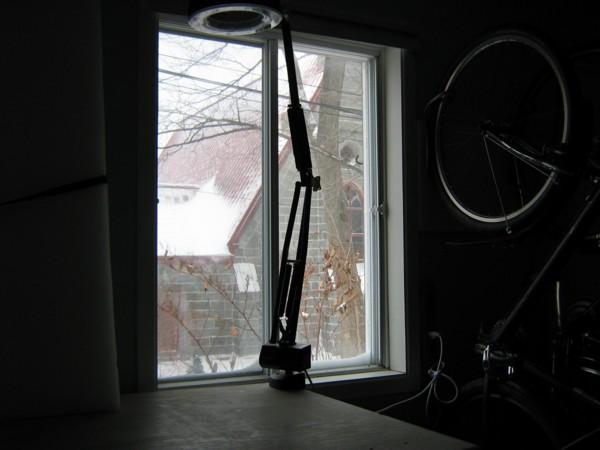 When I say �neighboring church�, I'm serious! Here it is, seen from my bedroom window.