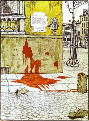 Mstislav Dobuzhinsky. Idylle d'octobre.