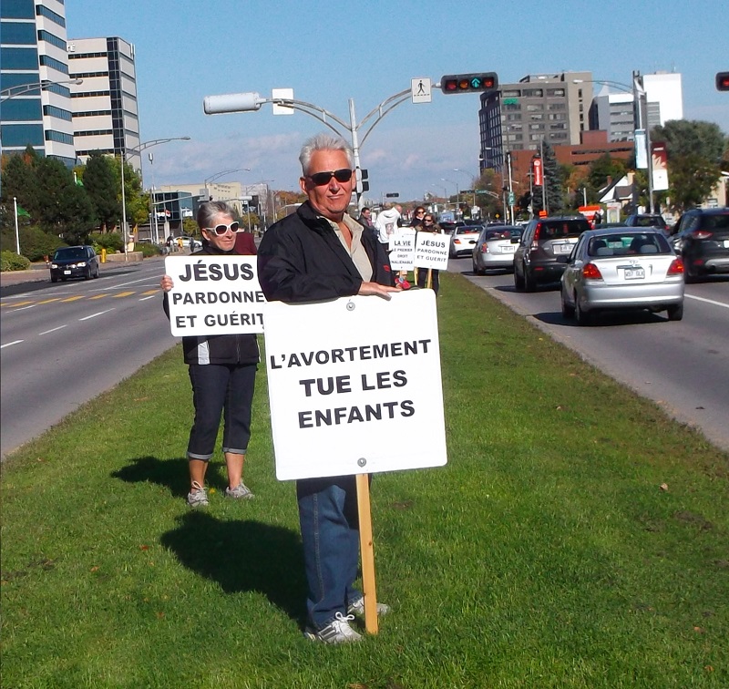 Vue ouest de la Cha�ne pour la Vie 2014.