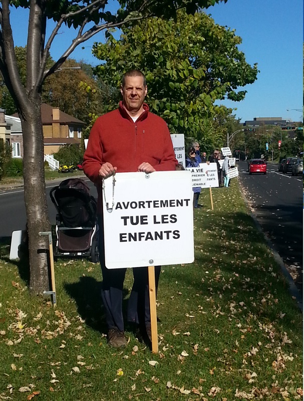 Notre �pouvantail pour faire peur aux automobilistes pro-choix.